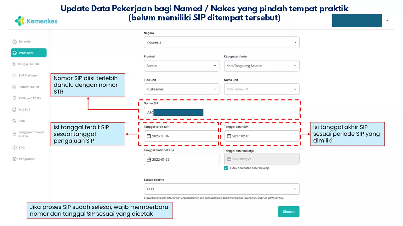Pengumuman Update Data Pekerjaan